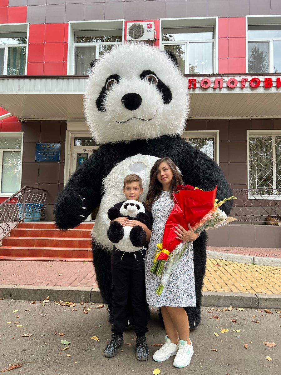 Аниматоры Пухнаста панда 3 метри в Одессе